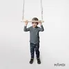 MAMOI® Altalena a trapezio, anelli ginnici in legno, Anteprima dell’immagine prodotto 8