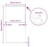 vidaXL Sprchová roleta s kazetou 120x240 cm šířka látky 116 Náhled obrázku produktu 6