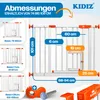 KIDIZ® Absperrgitter zum Klemmen mit Katzenklappe, Produktbild-Vorschau 2