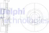 2x DELPHI Bremsscheibe BG3661C für MINI Schrägheck (R50 Produktbild-Vorschau 1