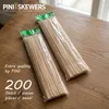 PINI 200 pcs. Brochettes à griller Brochettes à chachlik Voir les images du produit 2