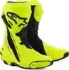 A pair of bright yellow and black motorcycle boots. Produktbild-Vorschau