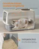 Feandrea Edelstahl Katzenklo, XL, Katzentoilette mit Produktbild-Vorschau 7