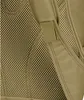 A close-up view of the mesh padding and straps of a backpack. Produktbild-Vorschau