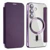 A product shot showing a phone case from two angles: one closed and one open, revealing the phone it protects. Produktbild-Vorschau