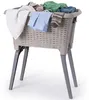 Bathroom Solutions Waschekorb auf Beinen - beige - 35 ltr - Produktbild-Vorschau 1