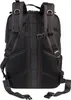 The back of a black backpack is shown against a white background. Náhled obrázku produktu