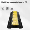 Wiltec Passe cables à 2 canaux, 980 x 240 x 45 mm, capacité Voir les images du produit 3