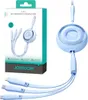 JOYROOM 3in1 Joyroom Colorful USB to USB-C/Lightning/Micro Voir les images du produit 4