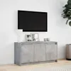 vidaXL Armoire TV avec éclairage LED gris béton 100x34x50 Voir les images du produit 4