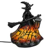 Halloween Hexenlampe Nachtlicht aus Kunstharz, gotisches Produktbild-Vorschau 2