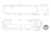 Moderne Möbelbeine Stahl Schwarz Rechteckig, 90mm Höhe, 2 Produktbild-Vorschau 4