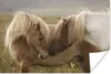 MuchoWow® Poster Pferde - Gras - Braun 180x120 cm - Produktbild-Vorschau 1