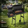 WOLTU Holzkohlegrillwagen Barbecue Smoker Grillwagen 2 Produktbild-Vorschau 8