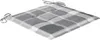 vidaXL Gartenstuhl-Kissen 2 Stk. Grau Karomuster 40x40x4 cm Produktbild-Vorschau 9