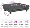 vidaXL Letto per cani grigio scuro 70x48x22 cm in velluto Anteprima dell’immagine prodotto 7