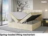 MEBLINI Boxspringbett mit Bettkasten - Gepolstert Produktbild-Vorschau 3