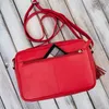Damen Leder Schulterriemen Tasche rot klein Paolo Peruzzi Produktbild-Vorschau 13