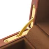 6 Zellen Uhrenbox Gitter aus Holz und Samtstoff Vintage Produktbild-Vorschau 7