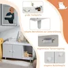 COSTWAY 2in1 Beistelltisch und Katzenschrank mit Produktbild-Vorschau 6