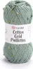 YarnArt Baumwolle Gold Paillettes Garn: Grüner Glanz für Produktbild-Vorschau 2