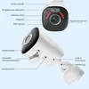 Diagram of a security camera with labels pointing to its various components. Produktbild-Vorschau