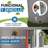 4rain VASO 2en1 barril para agua de lluvia 220 L gris zinc Vista previa de la imagen del producto 5