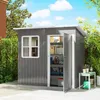 Gerätehaus Metall Fenster verschließbar, Gartenschuppen Produktbild-Vorschau 4