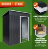 GARDEBRUK® szopa na narzędzia 185x165x90cm 1,5m² drzwi Podgląd zdjęcia produktu 6