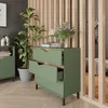 Commode avec tiroirs Vicco Marelle Vert/Artisan 80x81.2cm Voir les images du produit 5