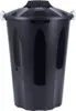 Pratica pattumiera da 40 litri in resistente materiale nero Anteprima dell’immagine prodotto 4