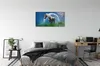 Glasbilder 100x50 Wandkunst Feld Einhorn Mond Produktbild-Vorschau 3