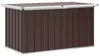 vidaXL Garten-Aufbewahrungsbox Braun 129 x 67 x 65 cm Produktbild-Vorschau 8