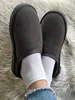 Hausschuhe Lammfell Typ "ISLAND" Pantoffel silbergrau 43 Produktbild-Vorschau 8