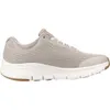 Zapatillas deportivas SKECHERS ARCH FIT, color beige, talla Vista previa de la imagen del producto 5
