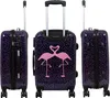 Polycarbonat Kleiner Handgepäck Reisekoffer Flamingo 55 cm Produktbild-Vorschau 2