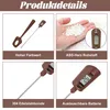 Lebensmittelthermometer mit Silikonspatel – Sofortmessung Produktbild-Vorschau 3
