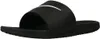 A single black Nike slide sandal is shown from a side-angle against a white background. Produktbild-Vorschau