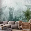 Selbstklebende Folie Fototapete - Deer in Ferns - Third Produktbild-Vorschau 1