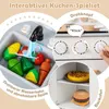 Drevená detská kuchynka s 10 doplnkami Kuchynka na hranie Náhľad obrázku produktu 4