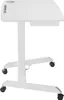A white mobile desk with wheels. Anteprima dell’immagine prodotto