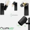 LUMILED nástěnné svítidlo nastavitelné nástěnné svítidlo 1 Náhled obrázku produktu 6