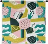 MuchoWow® Wandteppich Wandbehang Erdbeere - Formen - Muster Produktbild-Vorschau 1