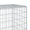 vidaXL Gabion z pokrywą 300x50x150 cm Ocynkowane żelazo Podgląd zdjęcia produktu 5