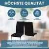 Freischwinger Stühle 4er Set LUGANO, Schwarz - Produktbild-Vorschau 3