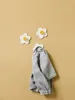Kids Concept Hakenset  3er-Pack Blume weiss - 9.5 x 9.5 x Produktbild-Vorschau 3