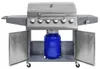 Grill gazowy ogrodowy 20,3kW BERGMANN NL006 7 palników stal Podgląd zdjęcia produktu 11