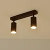 LED 2-flammig Deckenleuchte schwenkbar TWIN schwarz Produktbild-Vorschau 4