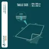 VOUNOT® Weicher Kurzflor Teppich Wohnzimmer mit Produktbild-Vorschau 3