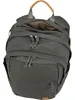 A top-down view of a gray backpack with its main compartment partially open. Náhled obrázku produktu